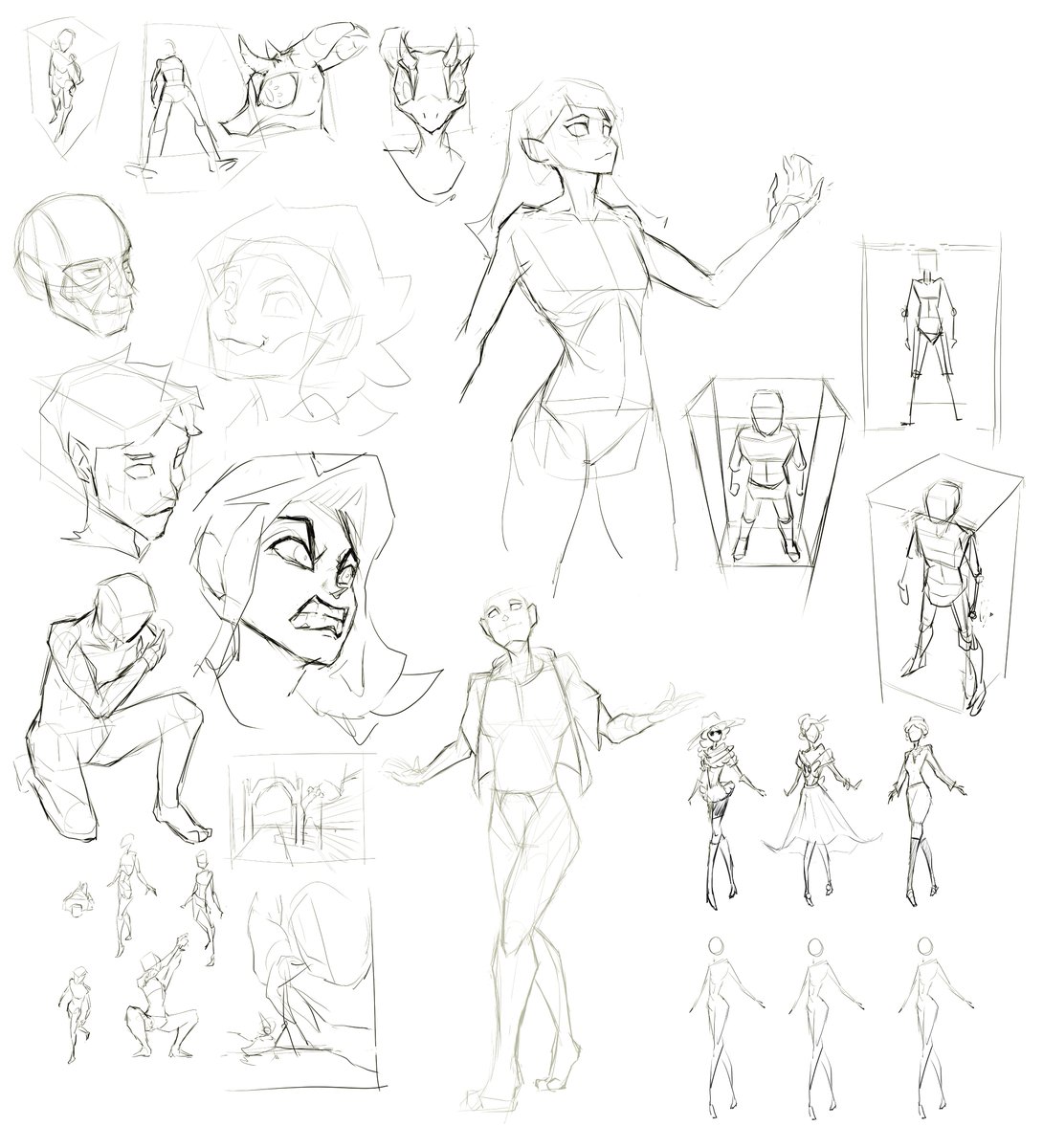 Nefrous_V's tweet photo. Sketchbook tour! First 4 pages I found, trying to post these in chronological order but I honestly don't really remember😔. https://t.co/R3X32KUUrc