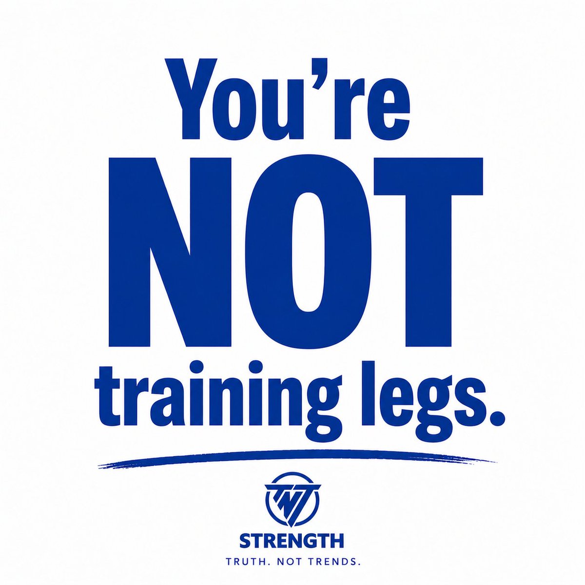 TruthNotTrends's tweet image. 👉 “You HAVE to squat to build strong legs.”

❌ No, you don’t.

The squat is a tool—not a requirement. ✅

🔗 Learn more: tntstrength.com/blog/to-squat-…

#StrengthTraining #FitnessMyths #TrainSmart #Longevity