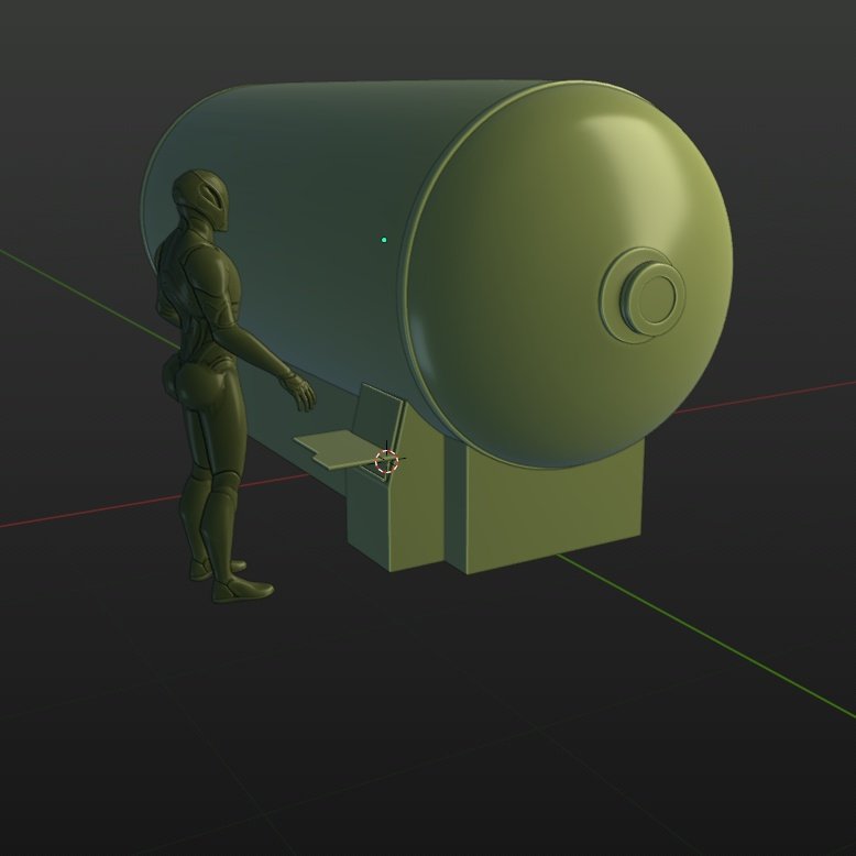 Daga_Production's tweet image. Heres your daily reminder to check your scale frequently.

I was happily modeling way on a control terminal this morning and then I zoomed out and realised I made a terminal for smurfs 😅

Luckily I found a solution in the end..

#gamedev #GameArt