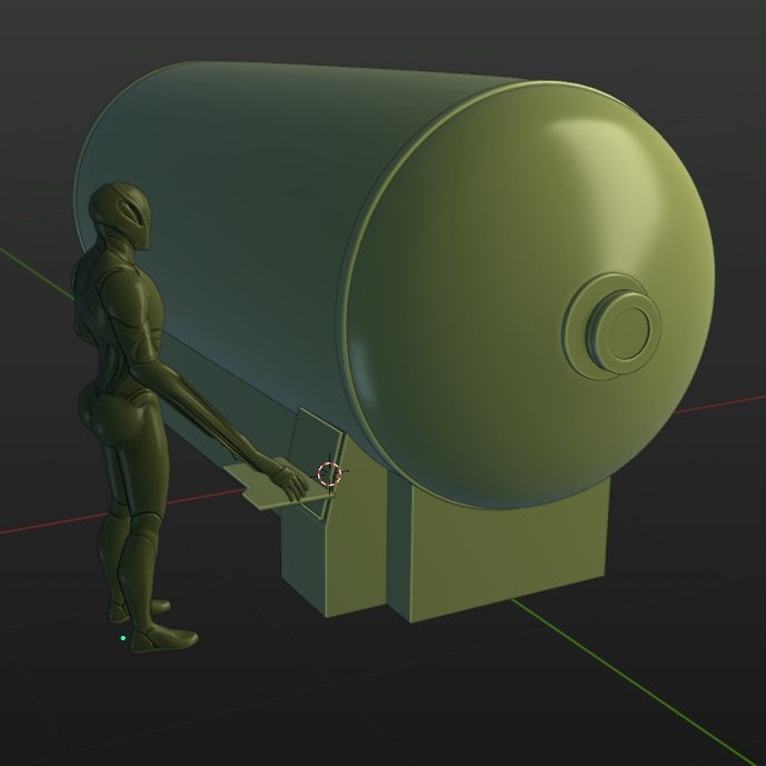 Daga_Production's tweet image. Heres your daily reminder to check your scale frequently.

I was happily modeling way on a control terminal this morning and then I zoomed out and realised I made a terminal for smurfs 😅

Luckily I found a solution in the end..

#gamedev #GameArt