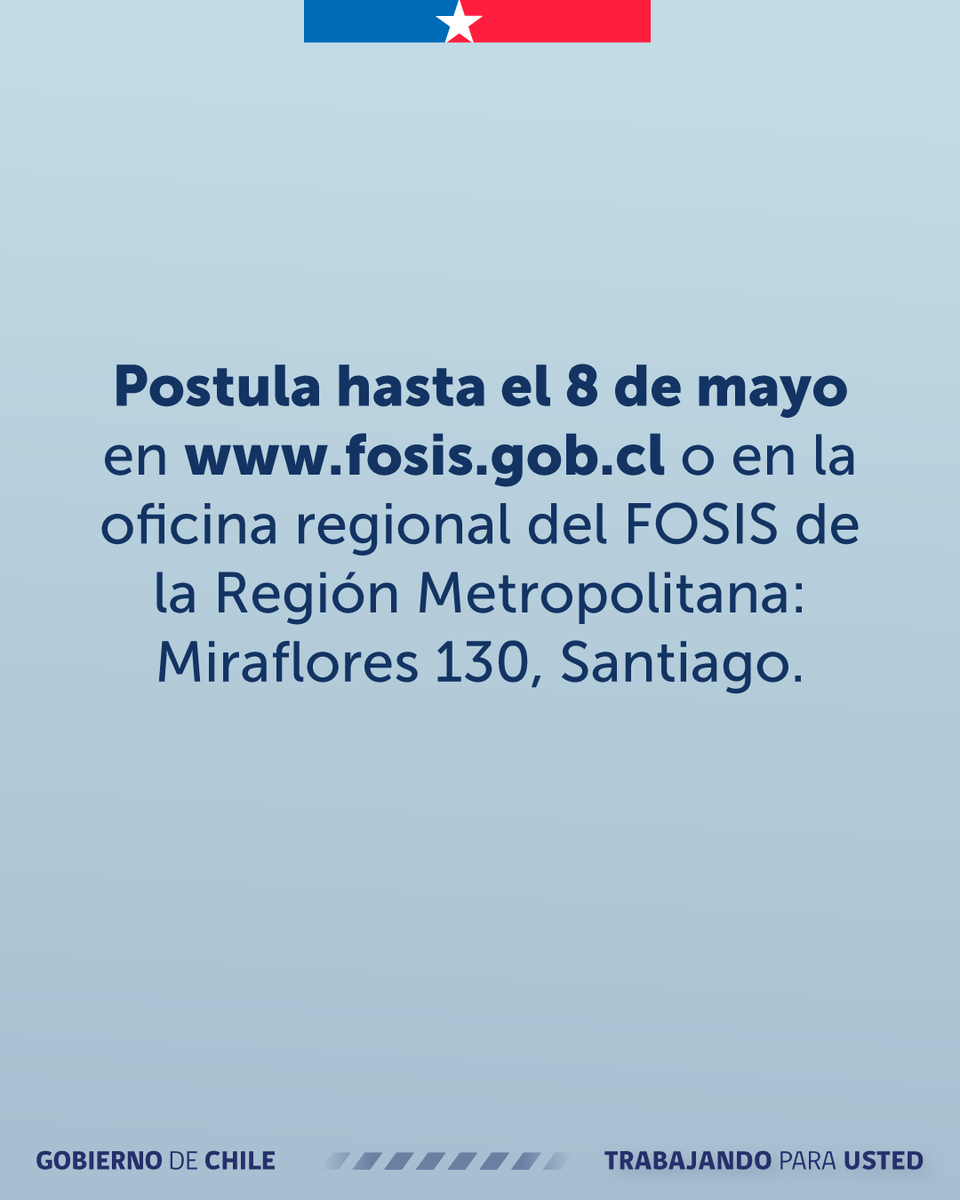FOSIS_Metropolitano tweet media