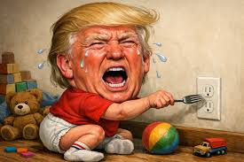 Strong men don't do this:  Trump issues impatient new demand to fire Jimmy Kimmel. Weak, tiny, scared toddlers do.

Jimmy and Steven Colbert should team up on their next project.  I'd pay to watch that.