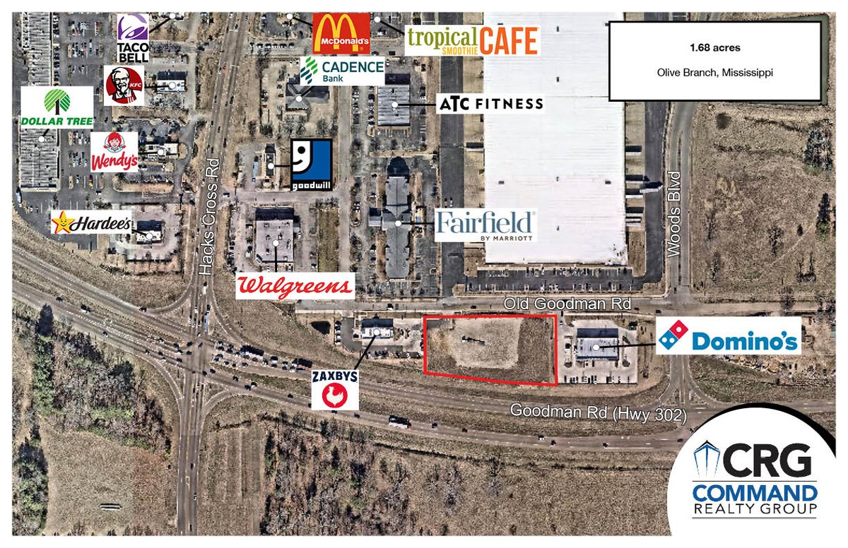 commandrealtygr's tweet photo. Land For Sale at Goodman Rd and Hacks Cross Rd - https://t.co/Yi5dS8xemK https://t.co/3upQGf84Ox https://t.co/CIyCpibvIn