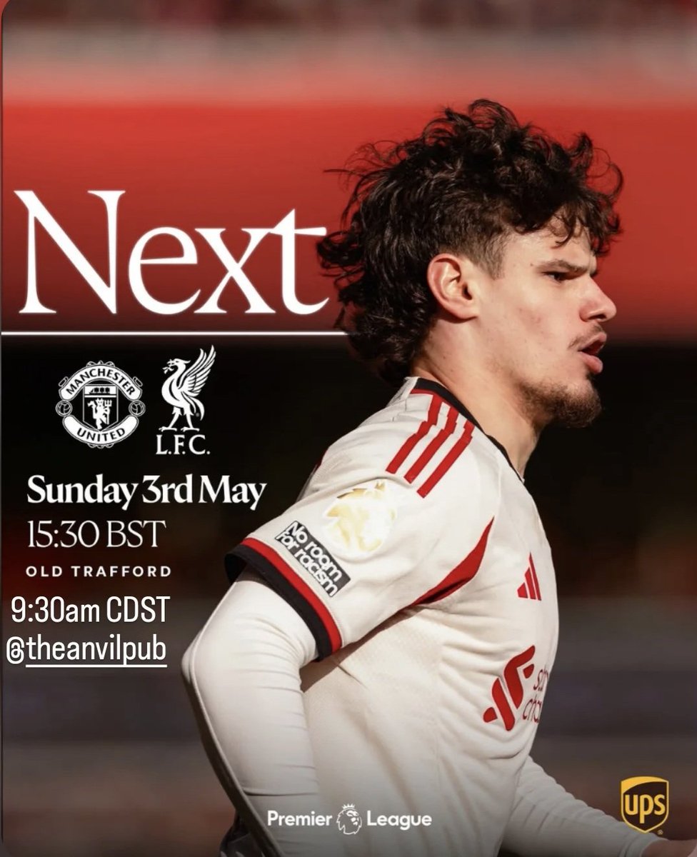 lfcbhm's tweet photo. Sunday Brunch brings the Northwest Derby, and 3rd place is on the line!

Our @LFC travel to Old Trafford to face @ManUtd. The match kicks off at 9:30am CDST. Your Birmingham Reds will be watching at @AnvilPub https://t.co/mXHvGacIuQ