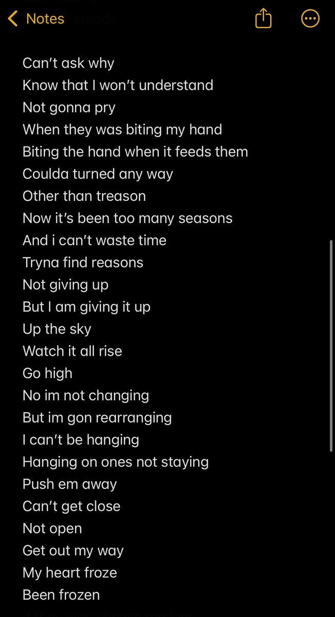 millibandzzz's tweet image. Stuck

wrote this months ago feelin vulnerable , when u have a big heart they gon mistake it as weakness #frozen on.soundcloud.com/2PpYdBO0oQkBcA…