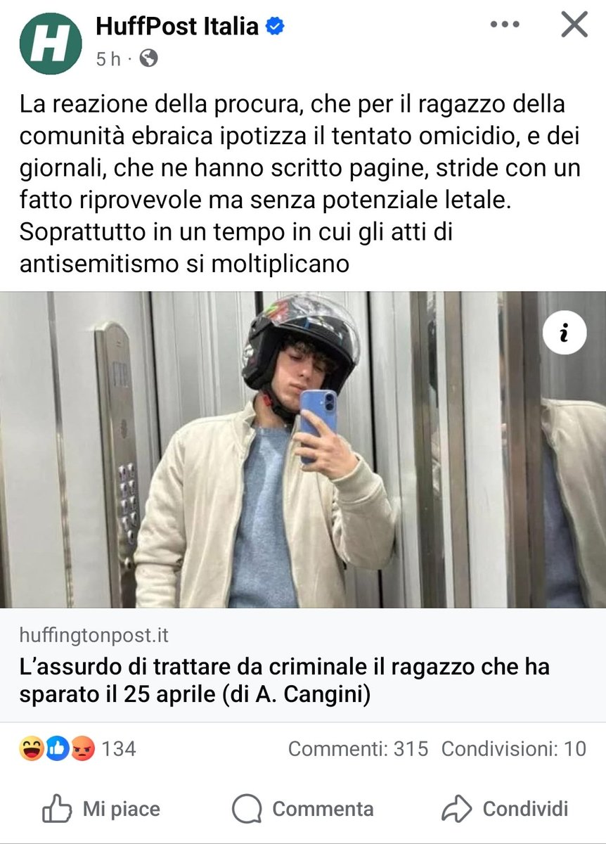 Sono riusciti a scriverlo, arrestare un ebreo che spara in mezzo alla folla è antisemita

L'assoluto stato della Repubblica italiana ormai schiava dei sionisti