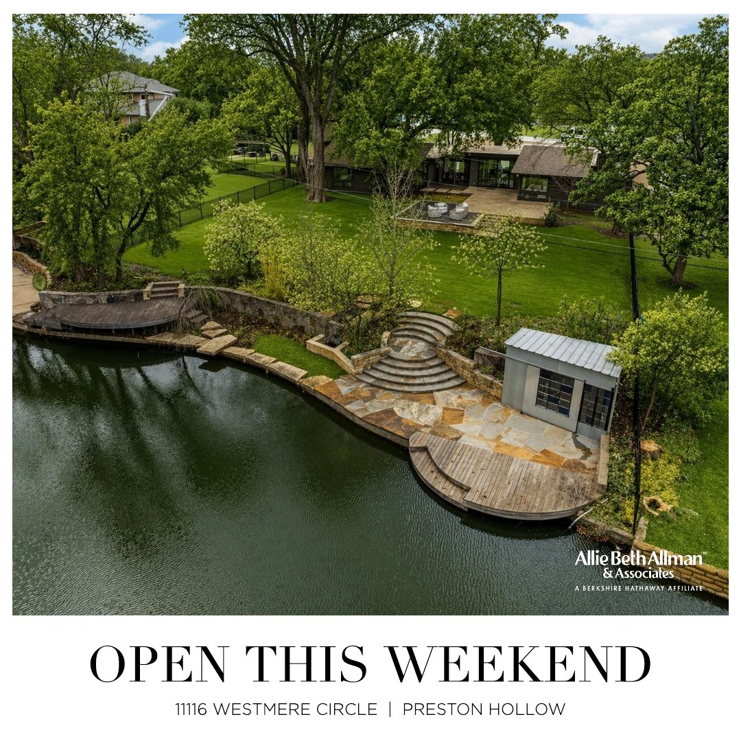 JasonDallasRE's tweet photo. Rare Preston Hollow opportunity 🌿

Sunday 1–3 PM | 11116 Westmere Circle
Reimagined 1950s Mid-Century Modern on a private lake lot w/ boat house. Renovated in 2025—open living, designer finishes, stocked lake, fishing hut + total retreat vibes.
DM for a private showing. https://t.co/4FPXyMrMVN