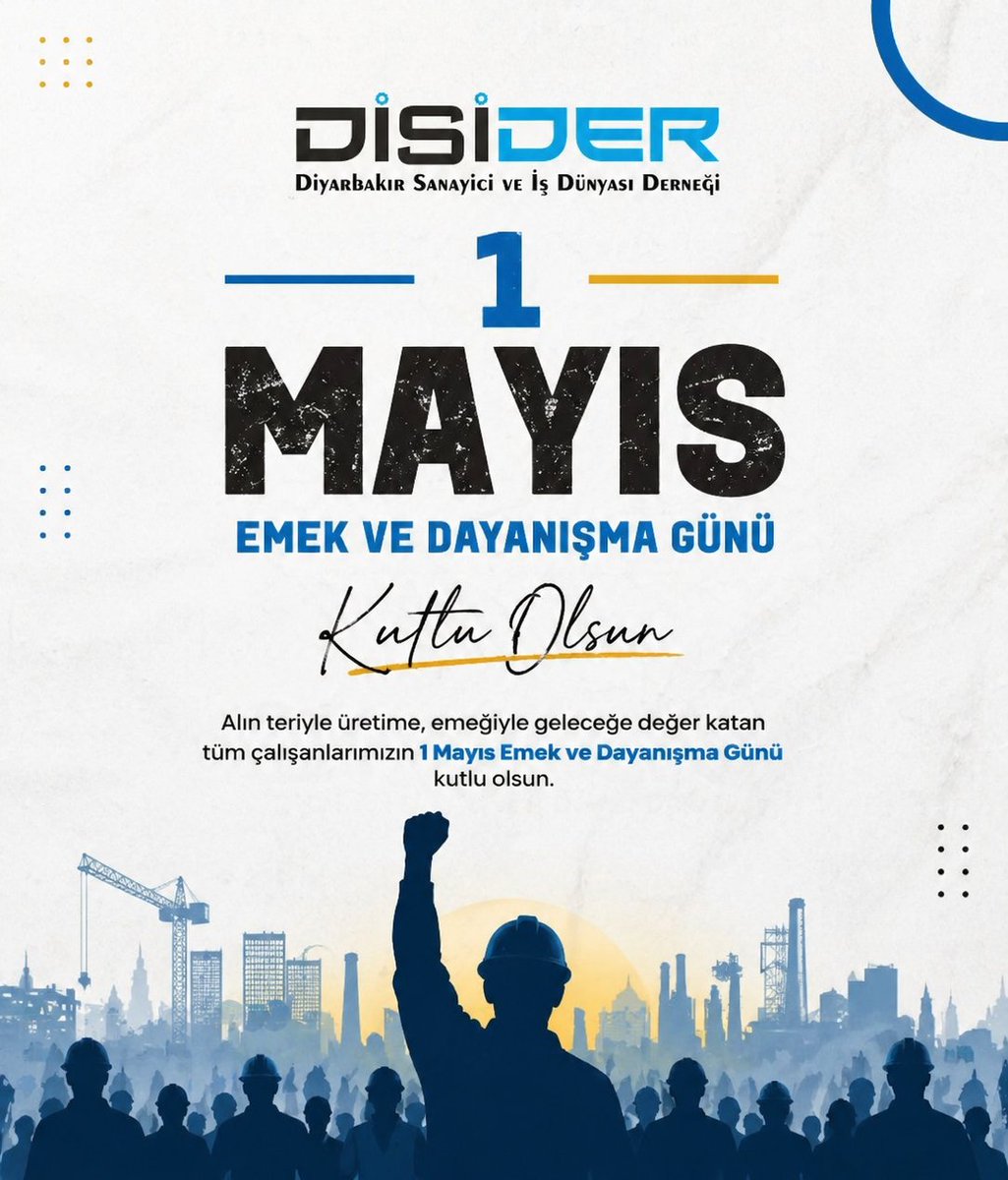 Diyarbakır Sanayici ve İş Dünyası Derneği tweet media