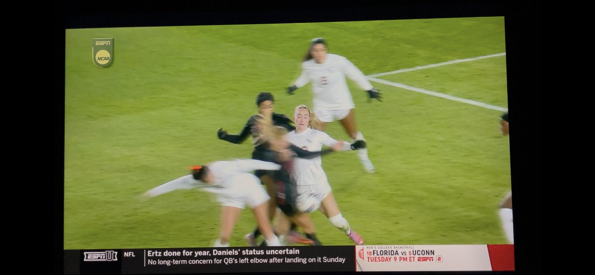richonne's tweet photo. @JacobSinsh66508 Hypothetically speaking, if you kick your teammate in the leg and she falls is it a foul? https://t.co/xvNn92ZgiG
