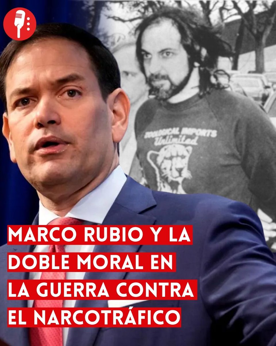 ReporterosMX_'s tweet image. ⭕ OJO | MARCO RUBIO Y LA DOBLE MORAL EN LA GUERRA CONTRA EL NARCOTRÁFICO

Marco Rubio (@SecRubio) ha acusado a gobiernos de la región por narcotráfico, pero su propio entorno arrastra casos documentados: su cuñado Orlando Cicilia fue condenado por tráfico de cocaína ligado al