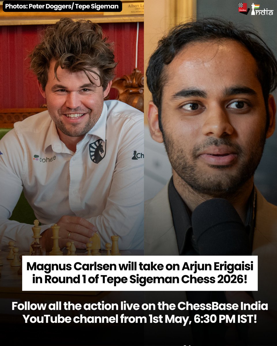 ChessBase India tweet media