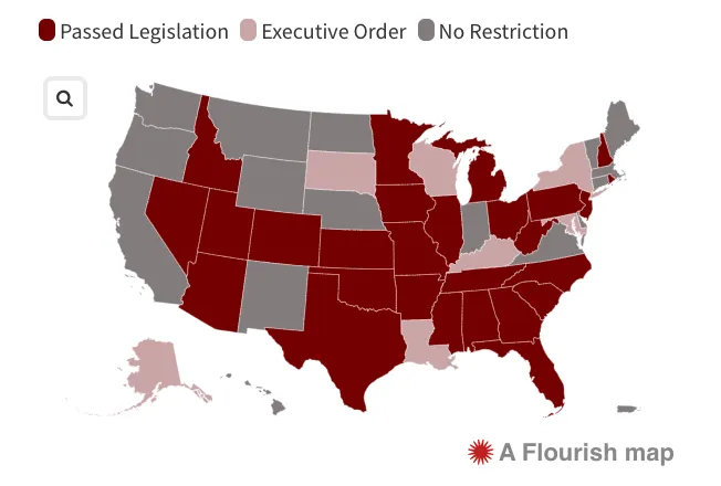 Cosmokovsky's tweet photo. Map Shows States Where Boycotting Israel is Illegal

From <https://t.co/QhkpztuKlN> 

#Israel #Government #Corruption