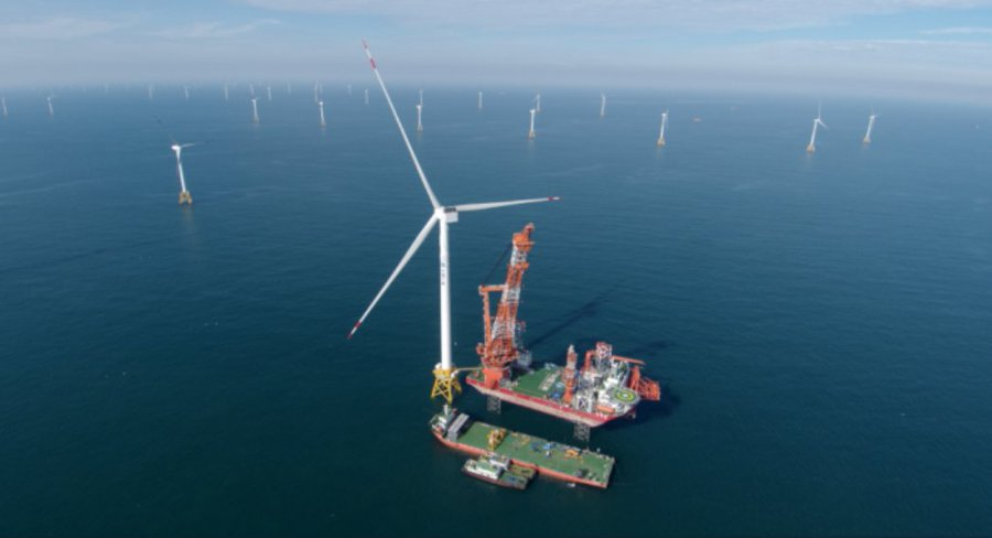 BladeoftheS's tweet image. The World's largest Wind Turbine 26MW.

In its lifetime it will produce the same energy as burning 750,000 tons of coal.

That's 44,118 truck loads.

And that's just 1 Wind Turbine.