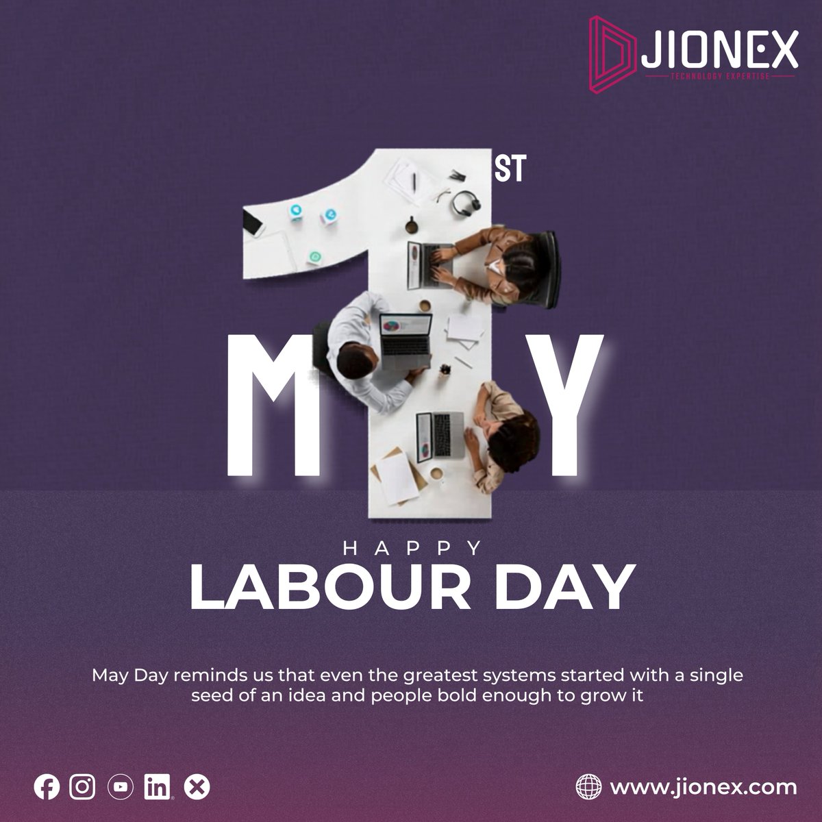 JIONEXIT's tweet photo. May Day reminds us that even the greatest systems started with a single seed of an idea and people bold enough to grow it

#Jionex #mayday #laborday #workersday #technology #innovations https://t.co/lc3T5N4X6N