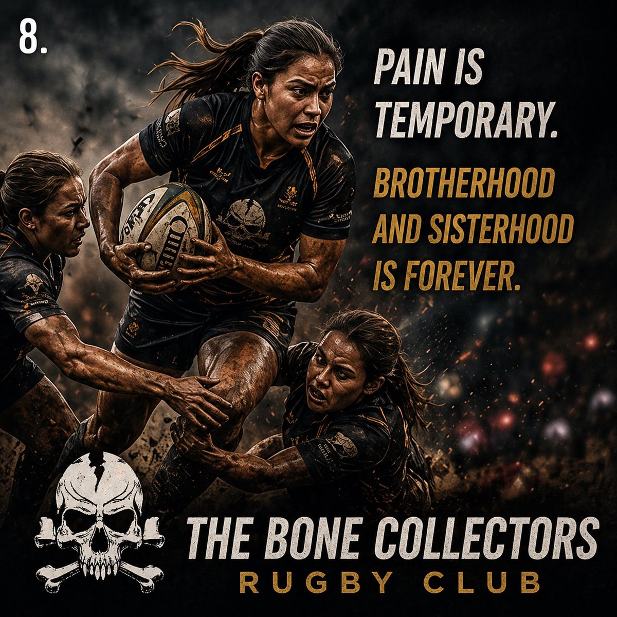 Bone Collectors Rugby Coin tweet media