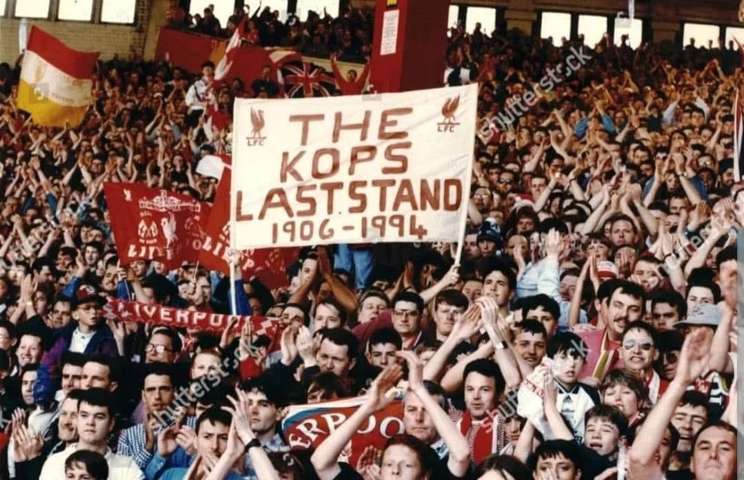 Awaydays23's tweet image. ON THIS DAY 1994: Liverpool's Last day of the Standing KOP #LFC