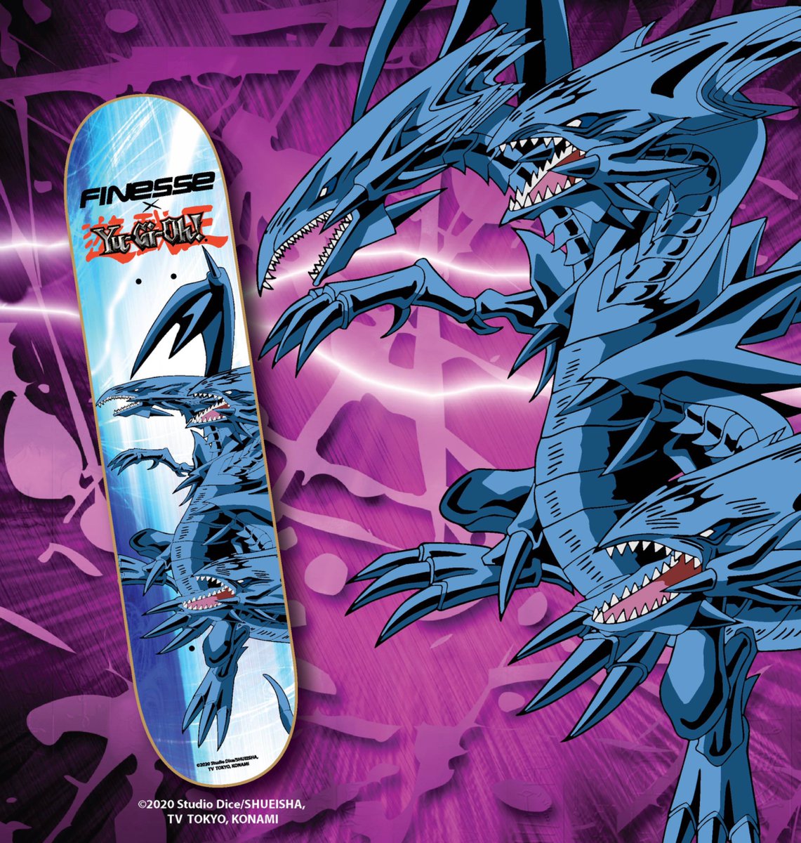 finessebrand97's tweet image. The Iconic Blue-Eyes Ultimate Dragon @yugioh is available at Fine skate shops now! #artlife #skatelife #finesseskateboards #konami #yugiohcommunity #yugioh