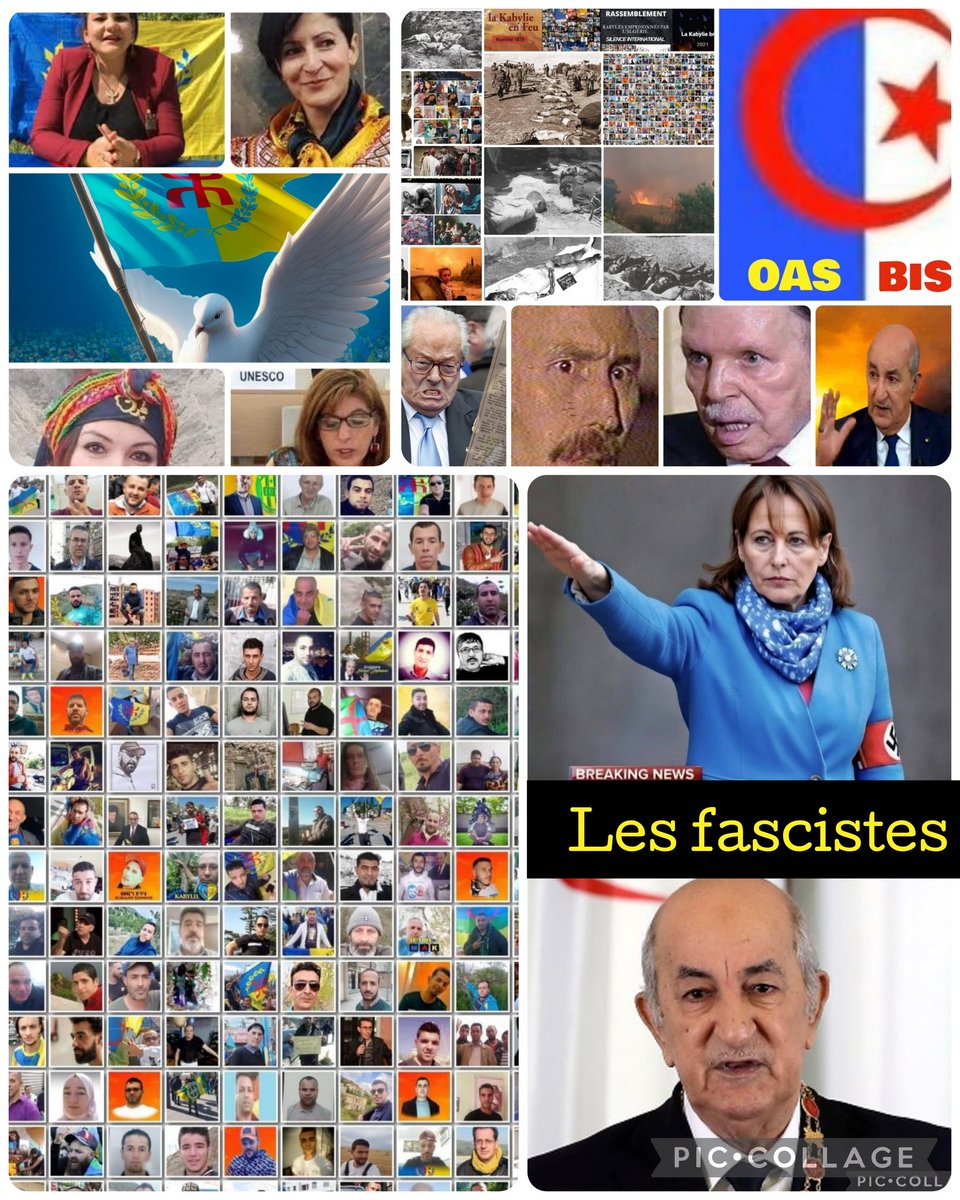 -
Appel à toutes les unités,
Kabyle
Chawis
Mzabs
Terguis
Chleuhs
.
Pourquoi <a href="/RoyalSegolene/">Ségolène Royal</a> traîne tout le temps chez l'entité #baathiste 🇩🇿🚨,
..mais pas Enrico Macias

Pourtant, aucun juif n'a tué un kabyle ou un mzab,
..mais la #France et les arabes oui, depuis 1962

#OAS_Bis🇩🇿