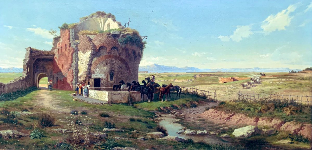 Osteria della Via Appia, 1875
Tomàs Moragas 1837-1906