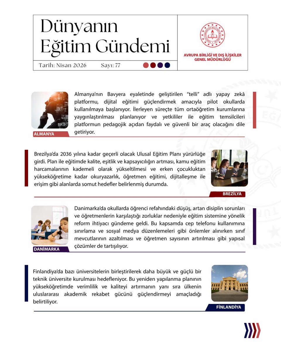 T.C. MEB AB ve Dış İlişkiler Genel Müdürlüğü tweet media