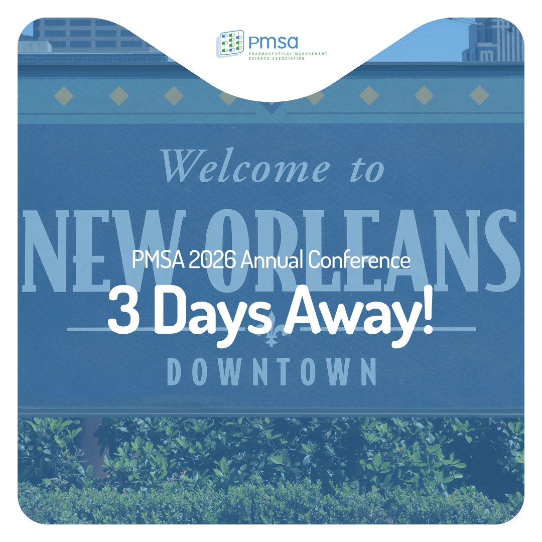 We’re just 3 days away from the PMSA 2026 Annual Conference in New Orleans!

Get ready for a few days of innovative analytics, AI-driven insights, and meaningful connections across pharma and biotech.

View the agenda here: pmsa.org/events/annual-…

#PMSA2026 #AnalyticsConverged