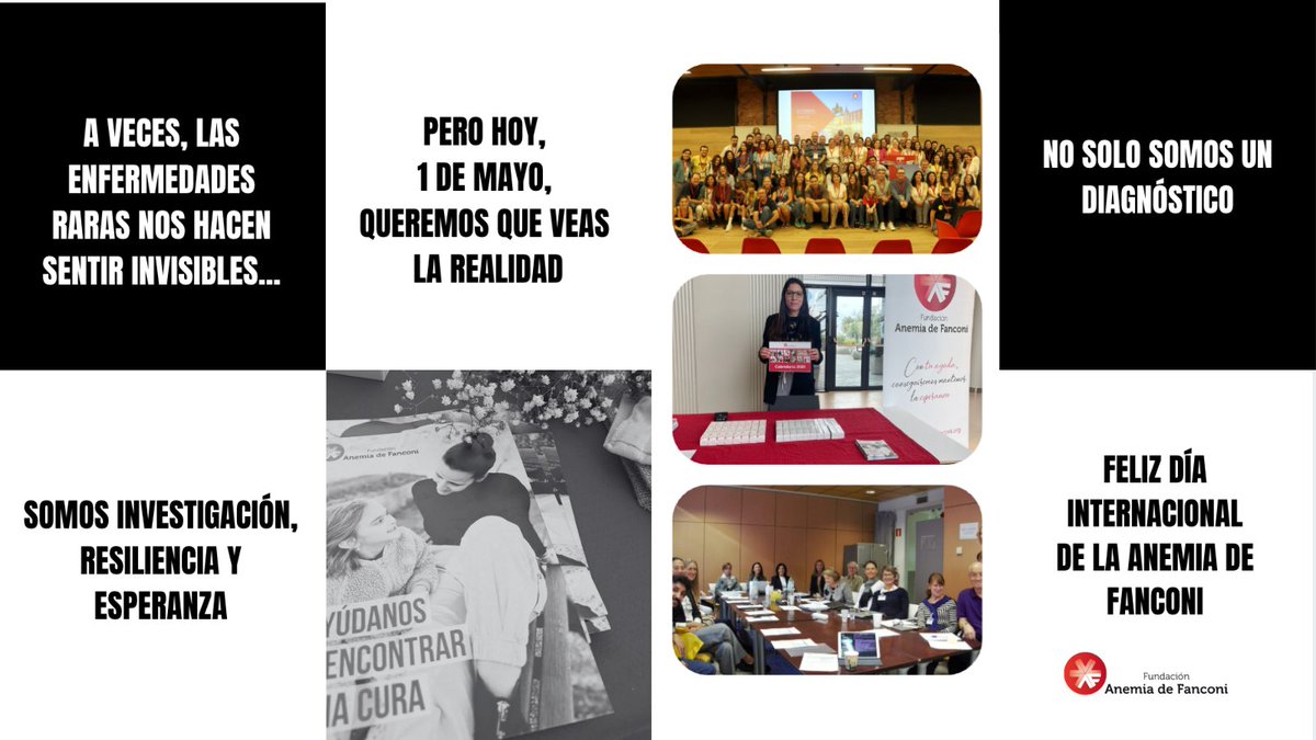 TodosconFanconi's tweet photo. Hoy, 1 de mayo, alzamos la voz. ❤️ La Anemia de Fanconi es una realidad que afrontamos con ciencia y con la fuerza de nuestras familias. Gracias por acompañarnos en este camino y por ayudarnos a ser visibles. 🧬 Ayúdanos compartiendo este tuit para que llegue más lejos. https://t.co/roS7yz06XJ