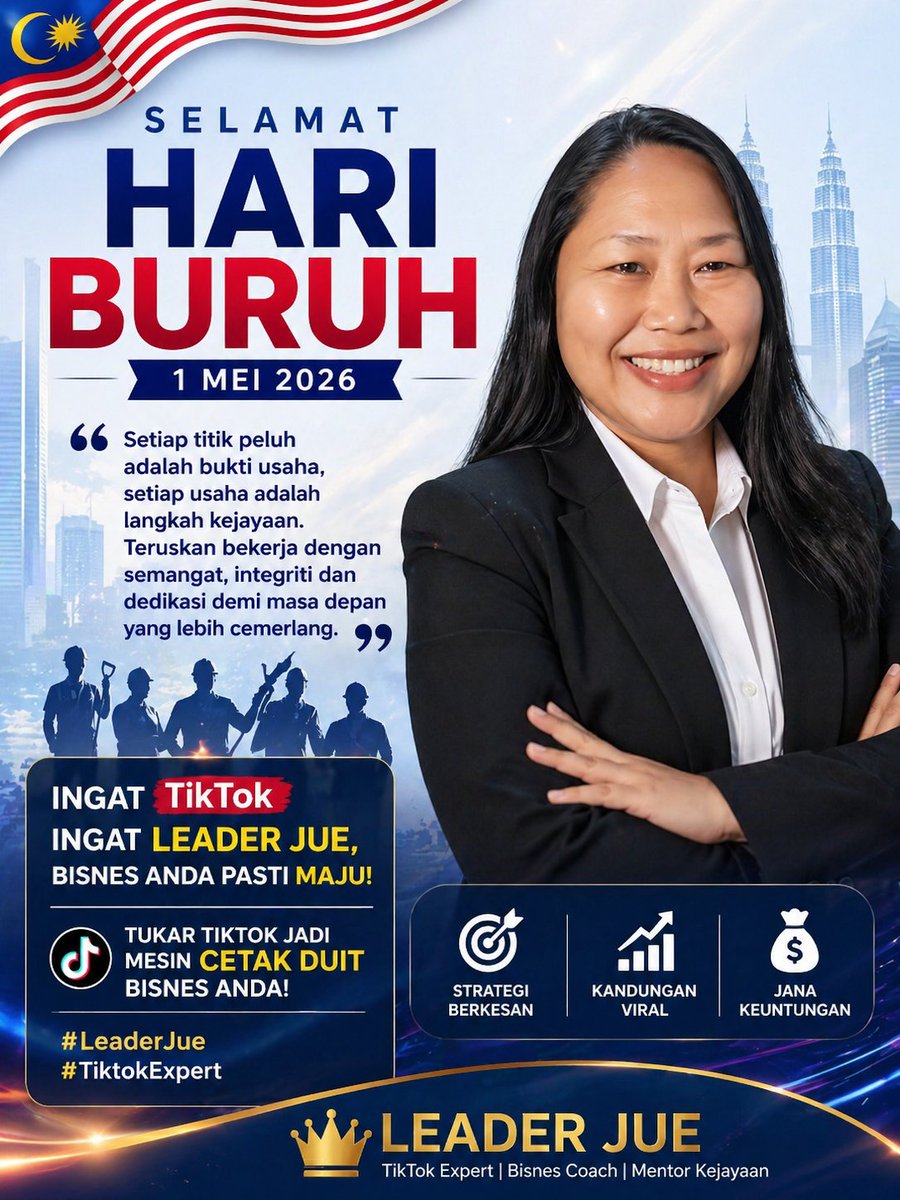 LeaderJue's tweet photo. Kenapa Hari Buruh pada 1 Mei setiap tahun?

Ini kerana Hari Buruh disambut setiap 1 Mei bukan sekadar cuti — ia lahir daripada perjuangan sebenar golongan pekerja.
Pada tahun 1886 di Chicago, ribuan pekerja turun ke jalan menuntut:
⏱️ Waktu kerja adil (8 jam sehari) https://t.co/DM7haTVOqx
