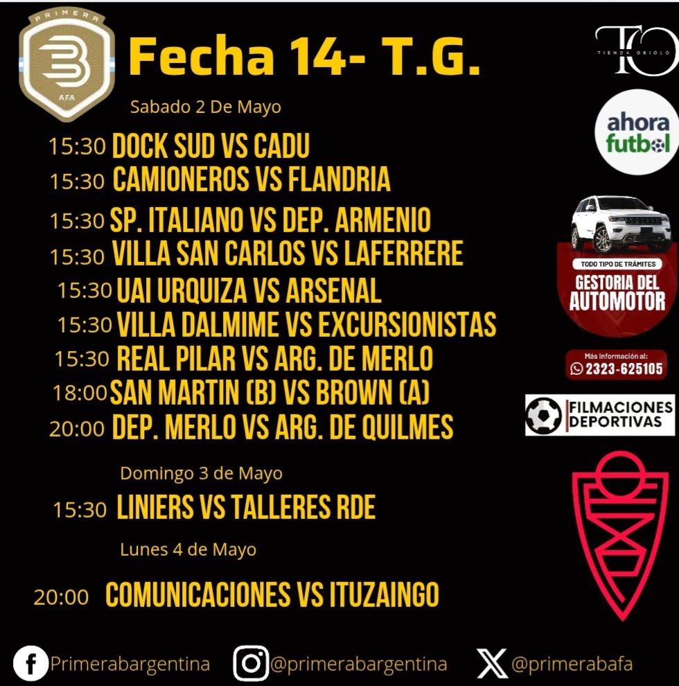 Primera División B AFA🇦🇷 tweet media