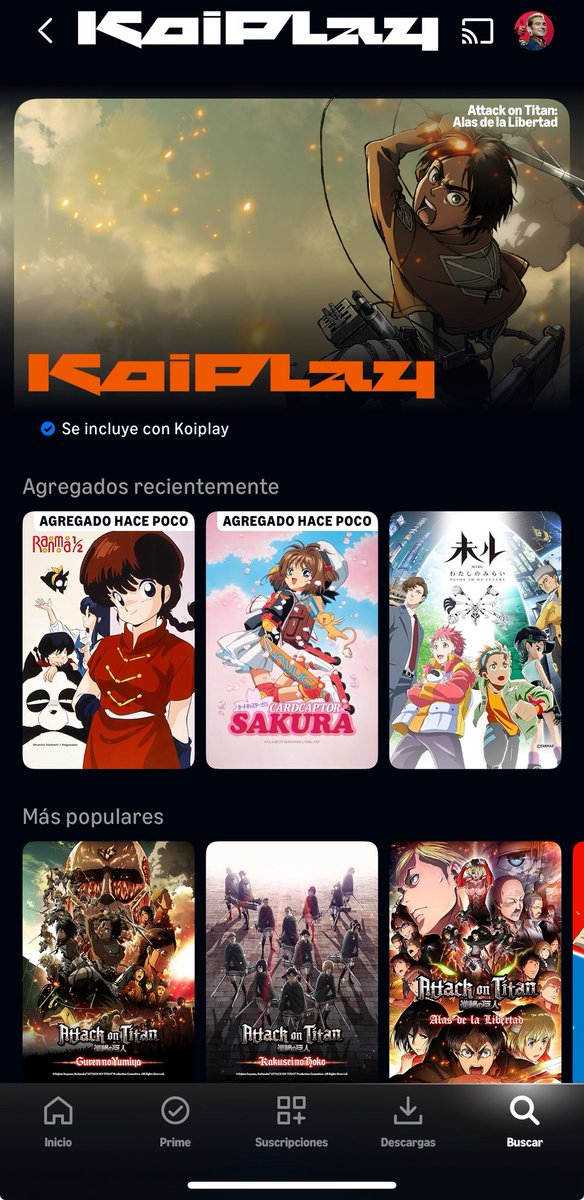 anarquia_zombie's tweet image. Sabían que Prime Video tiene un canal llamado Koiplay que es de anime en español (en su mayoría) y tiene unos cuantos animes old, la subscripción cuesta 69 pesos y te dan 7 días gratis #anime #Crunchyroll #old #español #primevideo #amazon