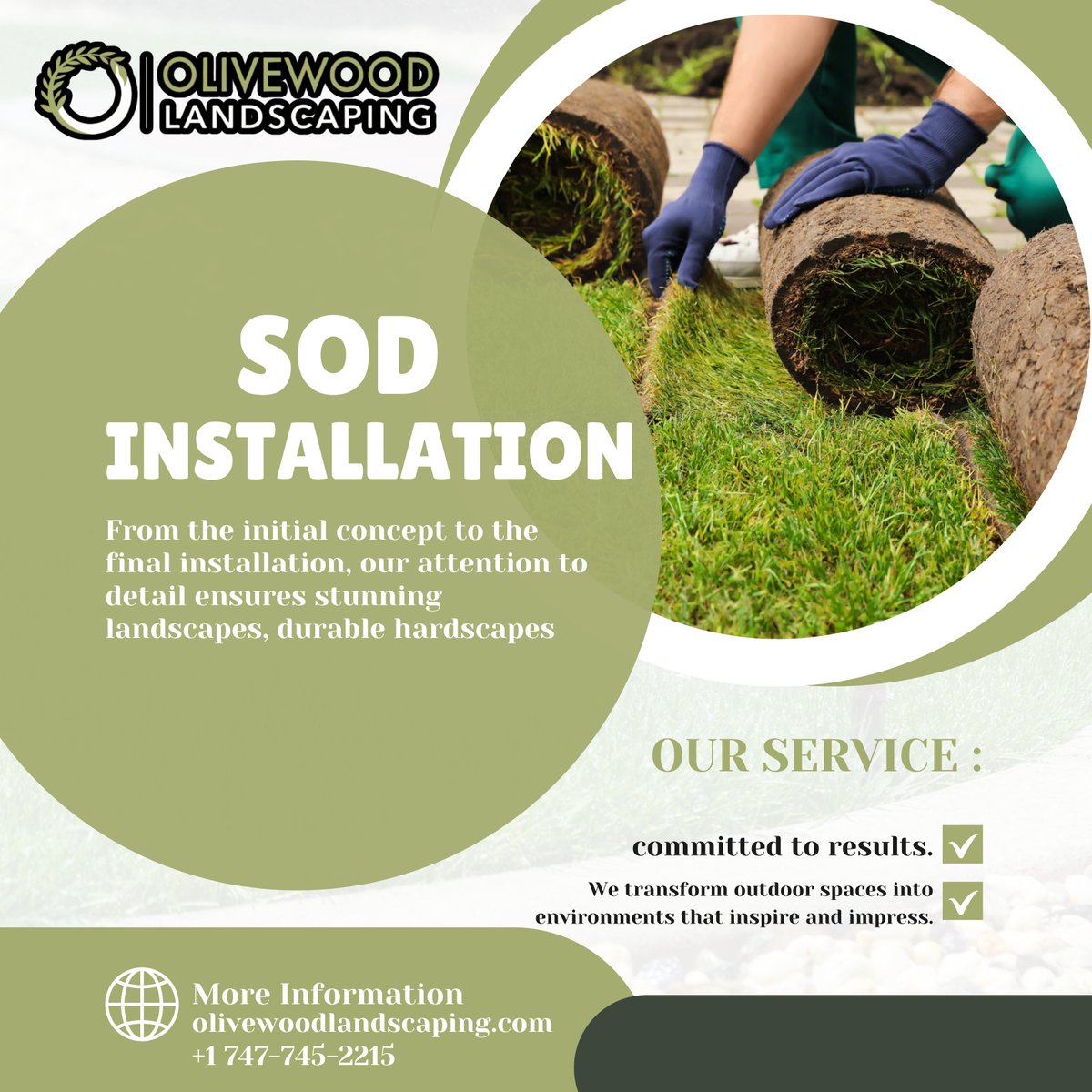 OlivewoodLands's tweet image. 🌱✨ A perfect garden starts with the ground! ✨🌱
Transform your outdoor space with our Complete Sod Installation service and enjoy a lush, even lawn that’s ready to impress from day one.

#SodInstallation #LawnCare #Landscaping #NaturalSod #HomeImprovement #Gardening #GreenLawn