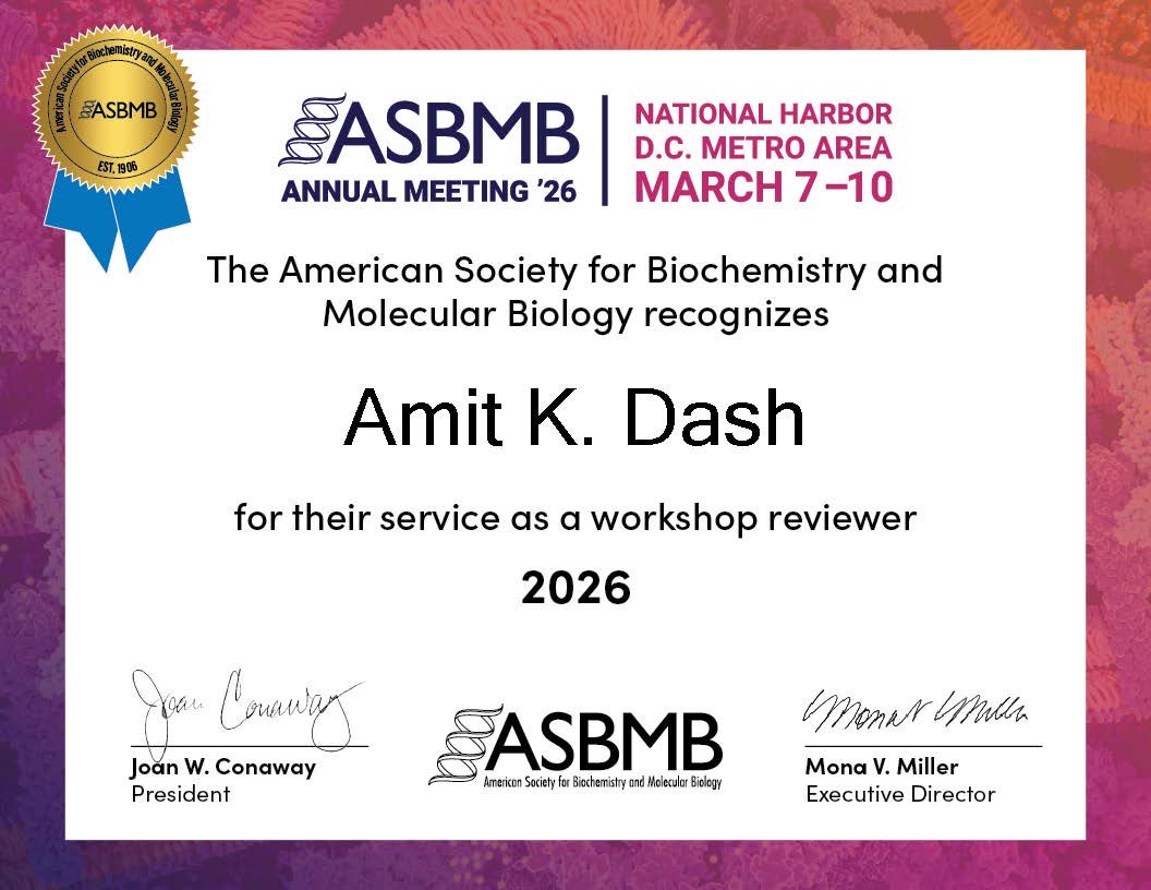 Amit K Dash, DVM PhD tweet media