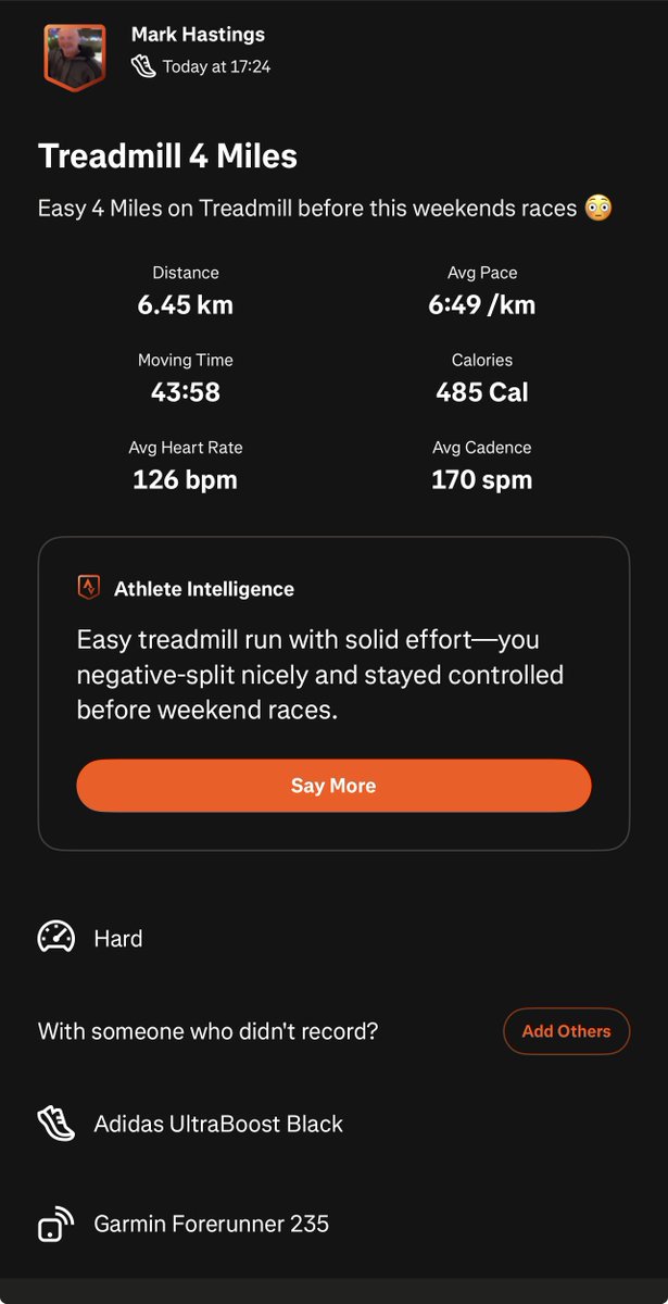 ploddercfc's tweet image. Nice little trundle on the treadmill before weekends races #running #treadmill #ukrunchat #fitness #midsussexmarathonweekend