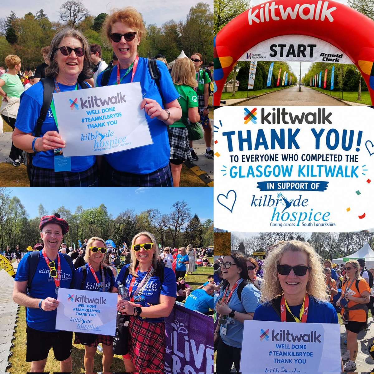 KilbrydeHospice's tweet image. A massive thank you to everyone who took part in last weekends  Glasgow Kiltwalk.  Here's a sneak peak at the pics with more to come tomorrow!

Kiltwalk #kiltwalk