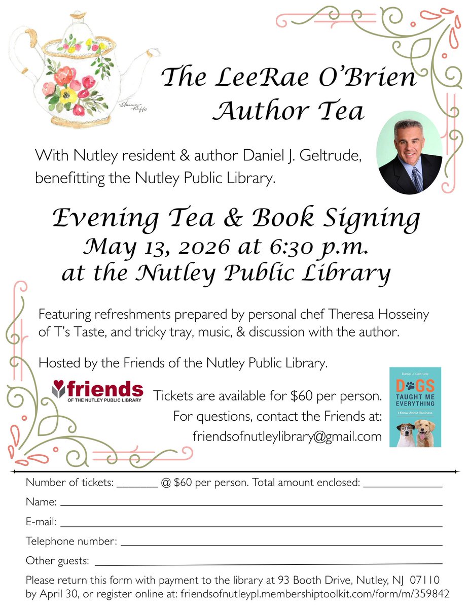 Nutley Library tweet media