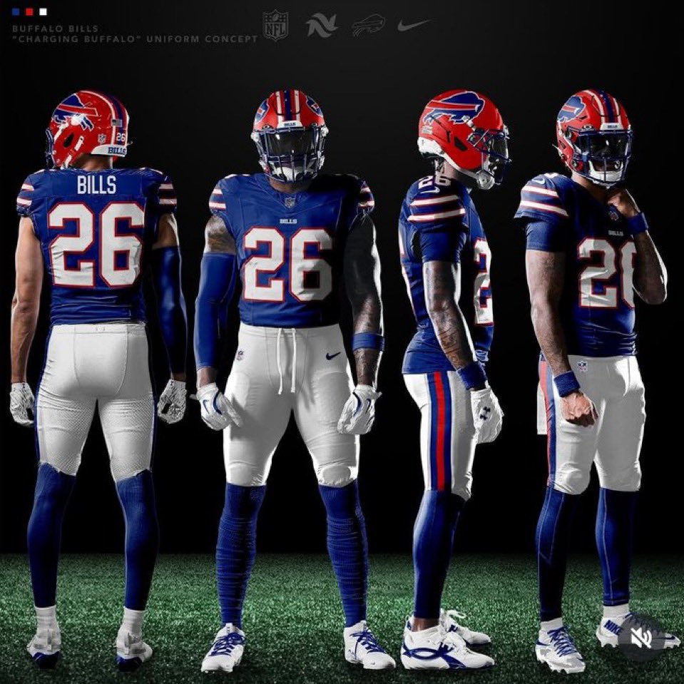 SleeperBills's tweet image. What do you think of these concept Buffalo Bills jerseys designed similar to the jerseys in the 80s? 🤔 #BillsMafia 

📸 @FB_Helmet_Guy