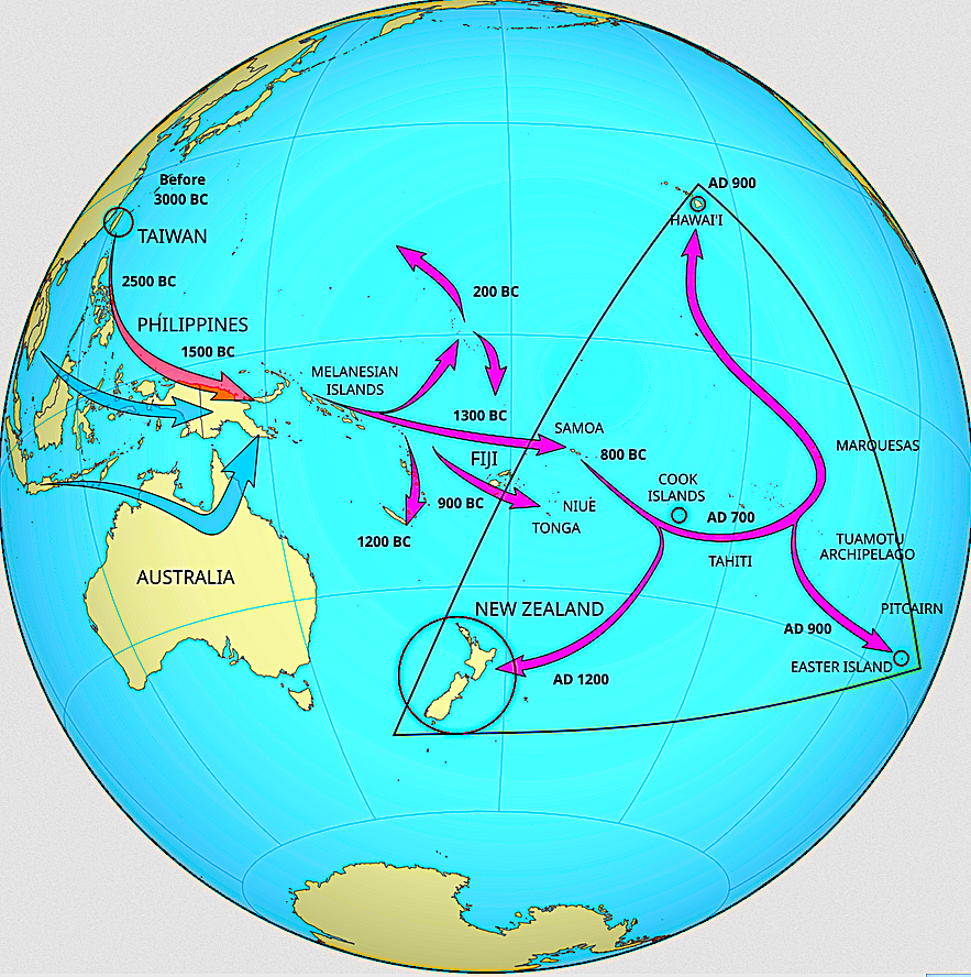 This has to be one of the greatest voyages in human history

How Polynesian ancestors spread across the Pacific