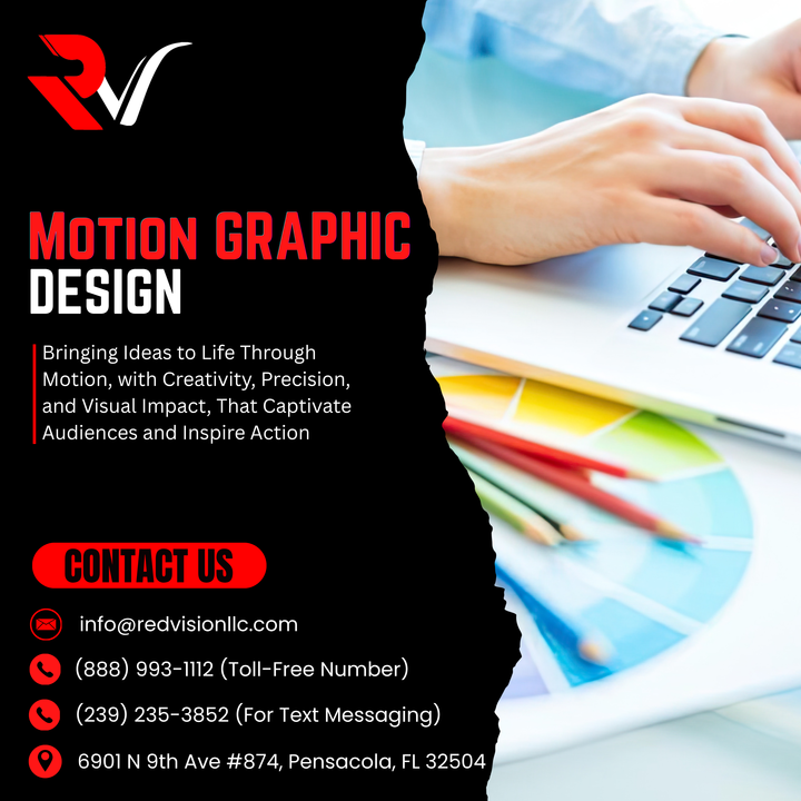 redvisionllc's tweet image. Make your brand move 🎬🔥

High-impact motion graphics that grab attention, tell your story, and drive results. From ads to brand animations—we bring your ideas to life.

📩 info@redvisionllc.com
📞 (888) 993-1112

#MotionGraphics #Design #Branding #DigitalMarketing