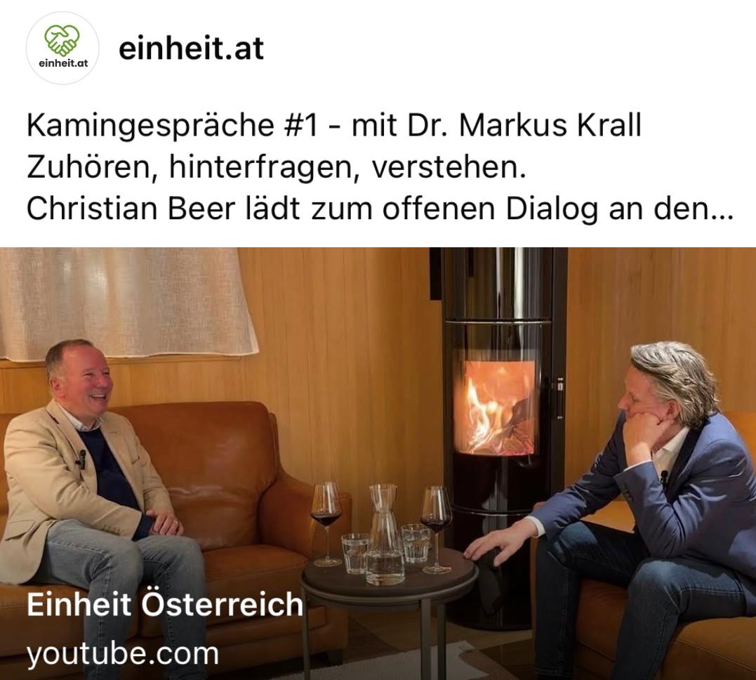 einheitAT's tweet photo. Kamingespräche #1 - mit Dr. Markus Krall

Zuhören, hinterfragen, verstehen.

Christian Beer lädt zum offenen Dialog  – Wenn Zuhören wichtiger ist als Meinung. Ehrliche Dialoge – ohne Limit, ohne Drehbuch.

https://t.co/9gEK10xBnK https://t.co/dobRcUH0j5