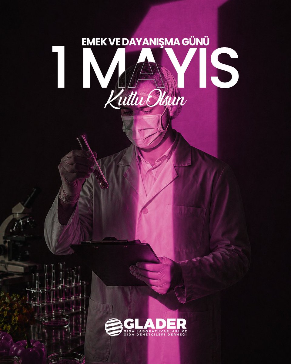 gidalabden's tweet photo. Emeğin, alın terinin ve üretimin değerini bilen tüm çalışanların 1 Mayıs Emek ve Dayanışma Günü’nü kutluyoruz.
Sürdürülebilir başarıların temelinde; özveri, birlik ve dayanışma olduğuna inanıyor, emek veren herkese
#1Mayıs  #Emek #AlınTeri #Dayanışma #GLADER https://t.co/oizKD9Amp2