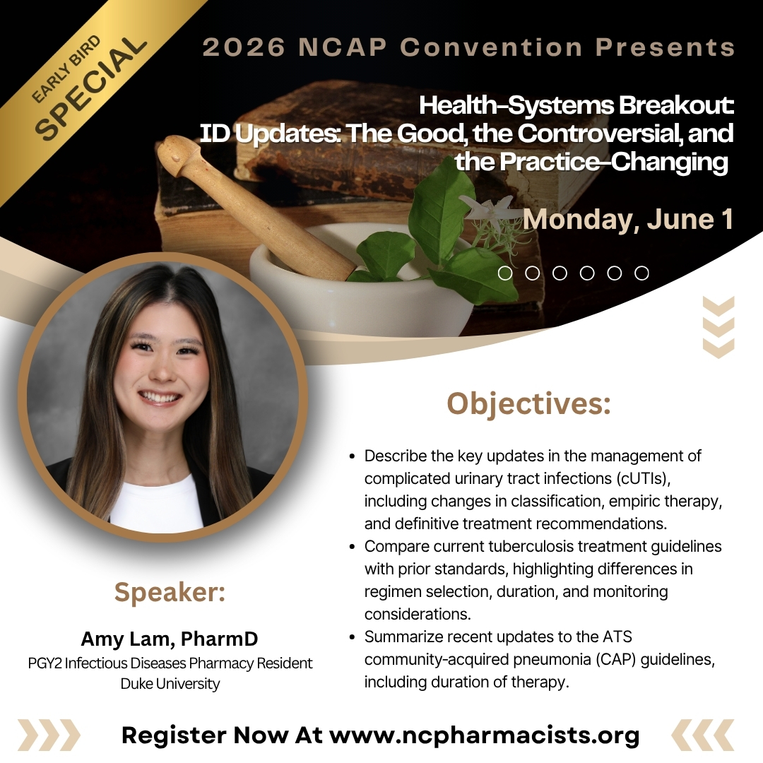 NC Association of Pharmacists tweet media