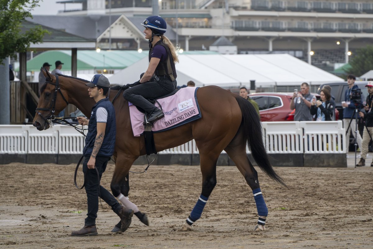 TaylorMadeSales's tweet photo. Racing for Respect the Valleys LLC, Medallion Racing, and Madaket Stables LLC | Bred by Maria M. Haire | Trained by Brittany T. Russell
πΈπ Oaks Contender β Dazzling Dame #TMConsigned
Best of luck to all connections, especially our partners at @MedallionRacingπ€
πΈ McKenna Miller