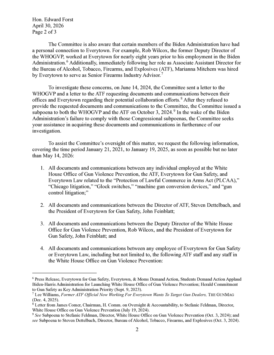 Oversight Committee tweet media