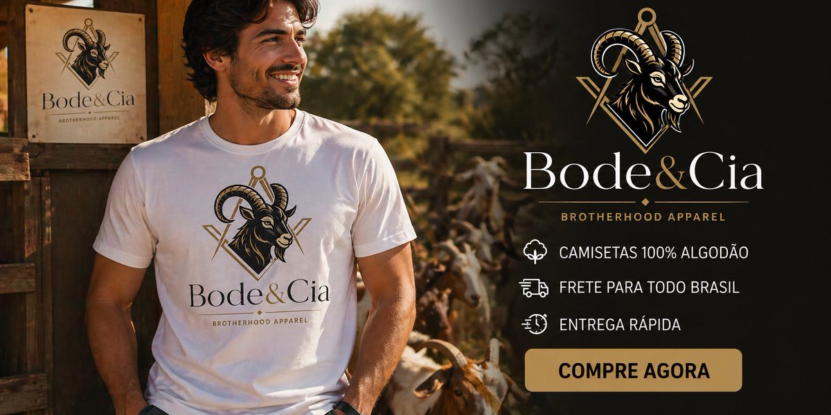 ValerioAlta's tweet photo. A Camiseta para a Irmandade com criatividade,elegância e qualidade que todo maçom merece !
Acesse: https://t.co/fGSocywGD5 https://t.co/InaDgBqfDH