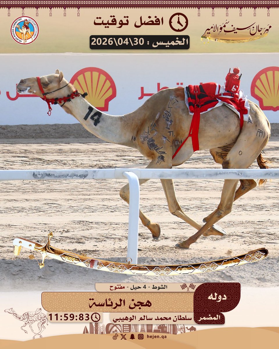 الهجن الاصايل 🐪 tweet media
