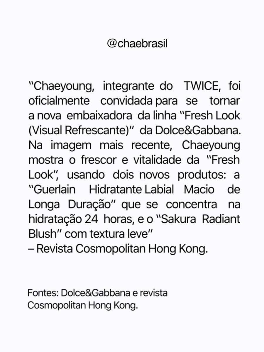 Portal Chaeyoung Brasil 🏰 tweet media