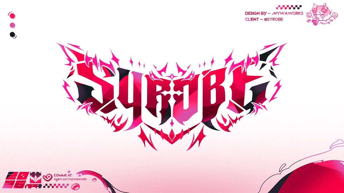 mywaworks's tweet image. 🍑꒱· VTUBER LOGO DESIGN ·
  𔓕 ⠗ Designed for — @SyrobeNA

～ It was a great pleasure to work on this logo, and after so much time, it's finally done! I personally love each detail on it :&amp;gt; 🧡 ✨ 

  · ♥︎ + ↻ helps a lot! · ～
  #VTuber · #VGenComm · #mywaworks