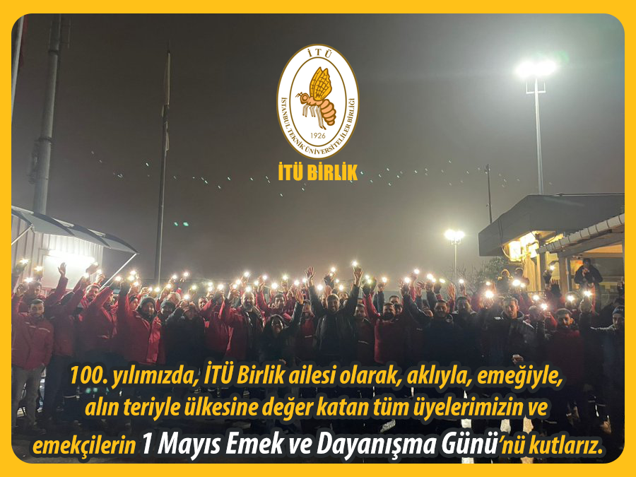 itubirlik's tweet photo. #1Mayıs Emek ve Dayanışma Günümüz Kurlu Olsun https://t.co/qLYVxfBbo9