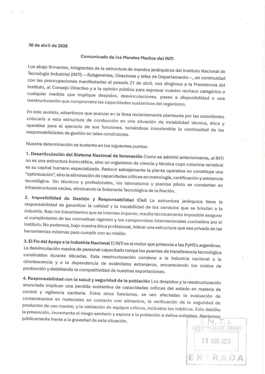 trabajadorxsdeINTI tweet media