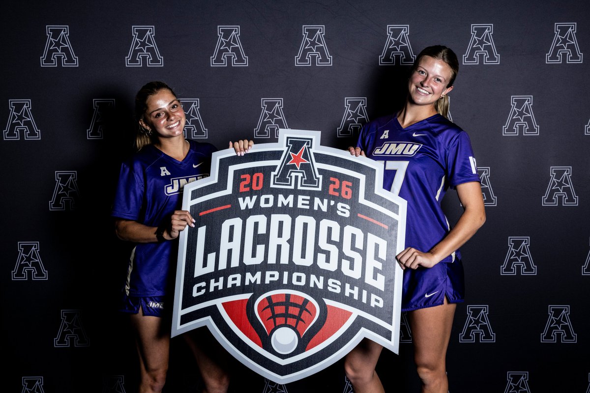 American_Conf's tweet photo. Dukes are looking to go back-to-back🔄👑

#BuiltToRise x @JMULacrosse https://t.co/WwKmPmyXvH