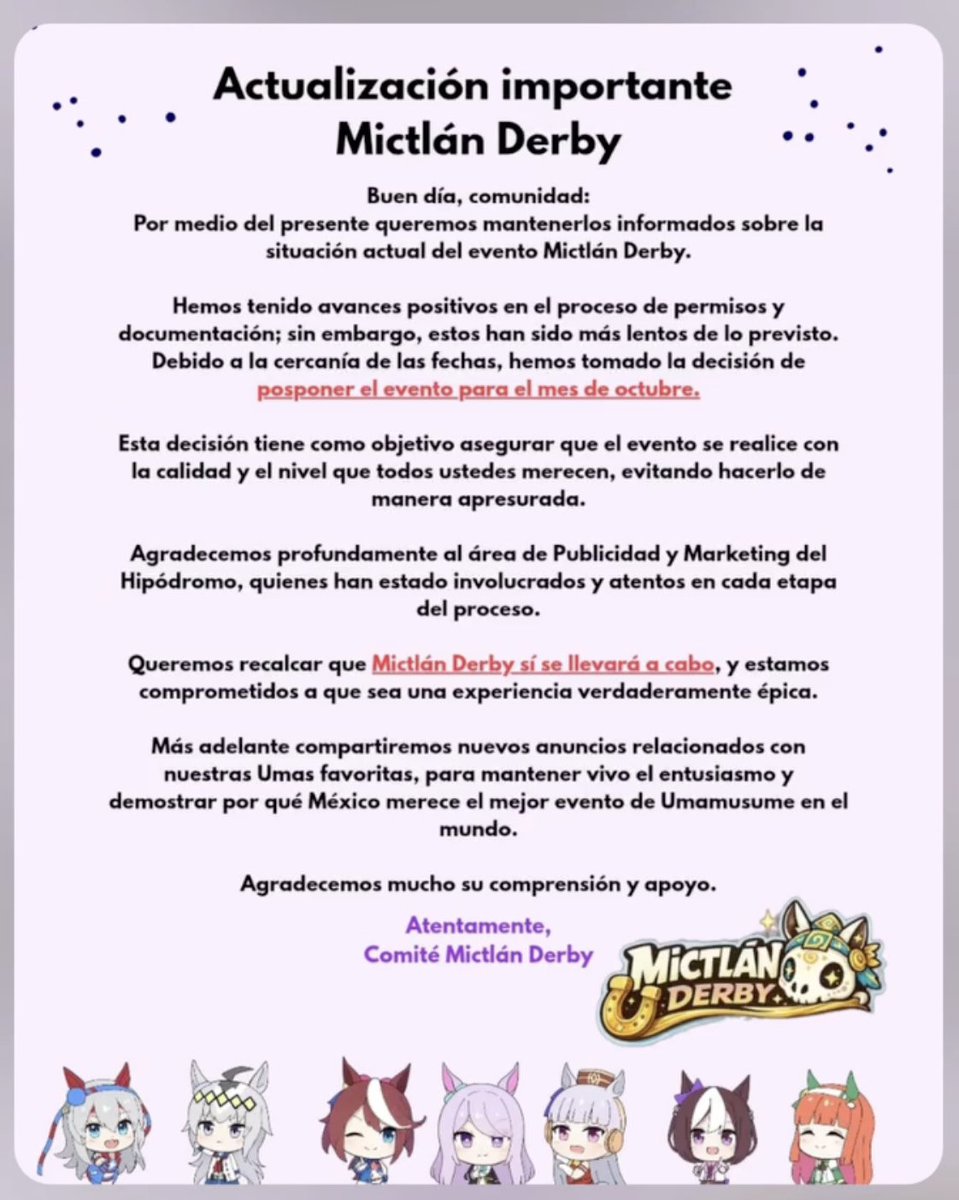 Umamusume México (No Oficial) tweet media